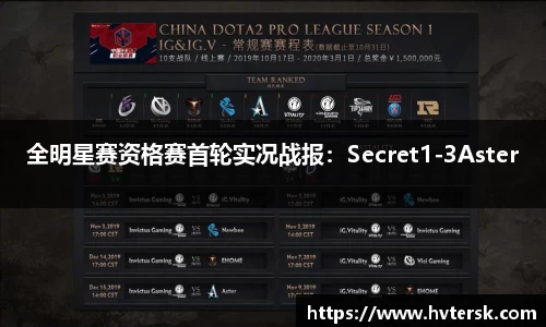 全明星赛资格赛首轮实况战报：Secret1-3Aster